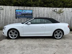 White Used 2011 Audi A5 Cabriolet S-Line Cabriolet | £6,250