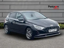 Black New 2024 Hyundai i20 Ultimate Hatchback | £19,416 (Fair price)