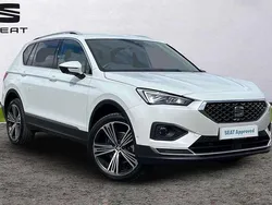 White Used 2021 Seat Tarraco XCELLENCE Lux SUV | £23,495 (Fair price)