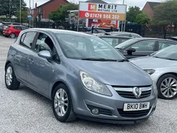 Silver Used 2010 Vauxhall Corsa Hatchback | £999 (Good price)