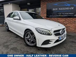 White Used 2019 Mercedes C220 AMG line Estate | £14,990 (Fair price)