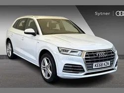 White Used 2018 Audi Q5 S-Line SUV | £21,750 (Fair price)
