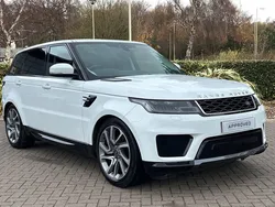 White Used 2019 Land Rover Range Rover Sport HSE SUV | £30,400 (Super price)