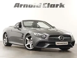 Grey Used 2019 Mercedes SL400 AMG line Cabriolet | £34,498 (Expensive)