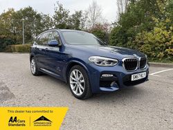 Blue Used 2018 BMW X3 M Sport SUV | £18,990 (Good price)