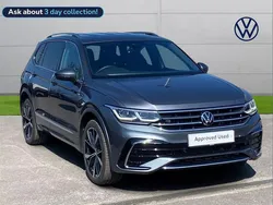 Grey Used 2024 VW Tiguan Allspace R-line SUV | £34,999 (Expensive)