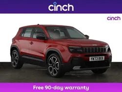 Red Used 2023 Jeep Avenger Altitude SUV | £19,449 (A bit pricey)