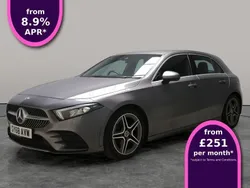 Grey Used 2018 Mercedes A200 AMG line Hatchback | £16,415 (Fair price)