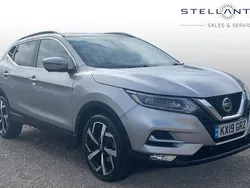 Grey Used 2018 Nissan Qashqai Tekna SUV | £11,861 (Fair price)
