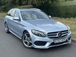 Silver Used 2017 Mercedes C220 AMG line Estate | £10,990 (Good price)