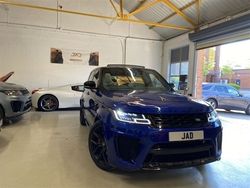 Blue Used 2018 Land Rover Range Rover Sport SVR SUV | £37,990 (Fair price)