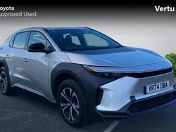 Silver Used 2024 Toyota bZ4X PURE SUV | £23,764 (Fair price)