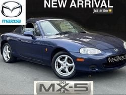 Blue Used 2003 Mazda MX5 Cabriolet | £2,475 (Good price)