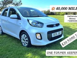 White Used 2016 Kia Picanto 2 Hatchback | £6,695 (A bit pricey)