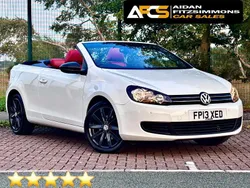 White Used 2013 VW Golf Cabriolet SE Cabriolet | £5,880 (Fair price)