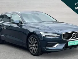 Metallic denim blue Used 2022 Volvo V60 Inscription Estate | £26,052 (Fair price)