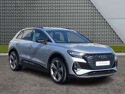 Silver Used 2024 Audi Q4 e-tron Black Edition SUV | £36,999 (Expensive)