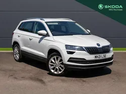 White Used 2021 Skoda Karoq SE L SUV | £19,700 (Fair price)