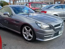 Silver Used 2012 Mercedes SLK200 AMG Cabriolet | £5,995 (Expensive)