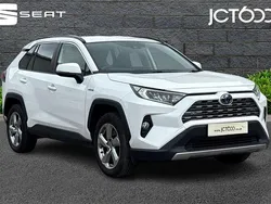 White Used 2019 Toyota RAV4 Hybrid Design SUV | £18,991 (Fair price)