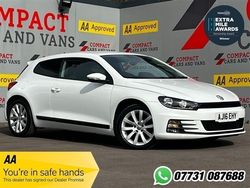 White Used 2016 VW Scirocco S Coupe | £9,995 (Fair price)