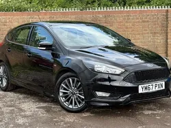 Black Used 2018 Ford Focus ST-Line Hatchback | £9,875 (Good price)