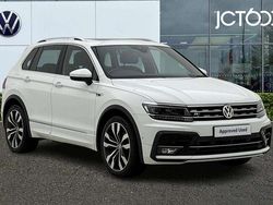 White Used 2019 VW Tiguan R-line SUV | £20,514 (Fair price)