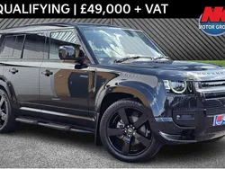 Black Used 2022 Land Rover Defender SUV | £58,800 (Expensive)