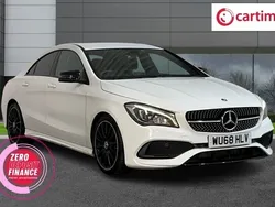 White Used 2018 Mercedes CLA200 AMG line Coupe | £14,750 (Fair price)