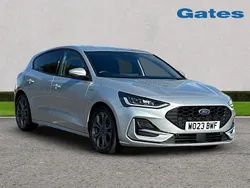 Silver Used 2023 Ford Focus ST-Line Hatchback | £15,399 (A bit pricey)