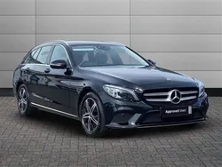 Obsidian black Used 2019 Mercedes C200 Premium Estate | £17,590 (Fair price)