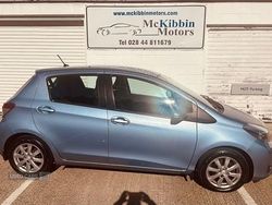 Blue Used 2013 Toyota Yaris Hatchback | £5,750 (Fair price)