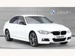 Alpine white Used 2018 BMW 320 M Sport Sedan | £17,950 (Fair price)