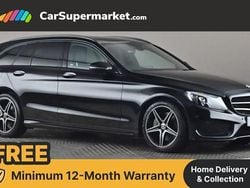 Black Used 2018 Mercedes C250 AMG Line Premium Plus Estate | £19,497 (Fair price)