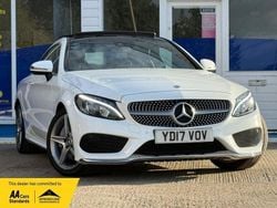 White Used 2017 Mercedes C300 AMG line Coupe | £17,650 (Fair price)
