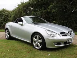 Silver Used 2006 Mercedes SLK350 Cabriolet | £4,500 (Good price)