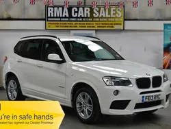 White Used 2013 BMW X3 M Sport SUV | £12,495 (A bit pricey)