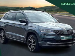 Quartz grey metallic Used 2022 Skoda Karoq SportLine SUV | £24,900 (Fair price)