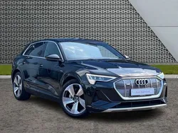 Black Used 2021 Audi e-tron S-Line SUV | £25,999 (A bit pricey)