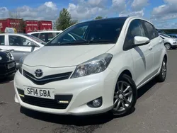 White Used 2014 Toyota Yaris Hatchback | £6,999 (Fair price)