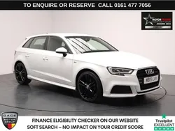 White Used 2019 Audi A3 Sportback S-Line Hatchback | £13,480 (Good price)