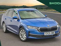 Race blue metallic Used 2025 Skoda Octavia SE L Estate | £29,995