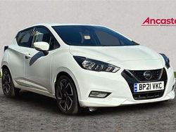 White Used 2021 Nissan Micra Acenta Hatchback | £12,975 (Fair price)