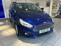 Blue Used 2016 Ford S-MAX Zetec MPV | £9,946 (Fair price)