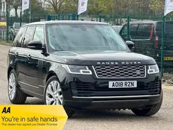 Black Used 2018 Land Rover Range Rover Vogue SUV | £32,479 (Fair price)