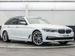 White Used 2017 BMW 520 Comfort Edition Estate | £14,998 (Fair price)