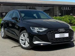 Black New 2025 Audi A3 Sportback e-tron Sport Sedan | £30,480
