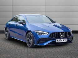 Blue Used 2024 Mercedes CLA35 AMG Premium Plus Coupe | £42,350