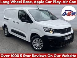 White Used 2021 Peugeot Partner Premium Van | £13,176 (Expensive)
