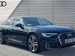 Blue New 2025 Audi A6 S-Line Sedan | £32,287 (Good price)
